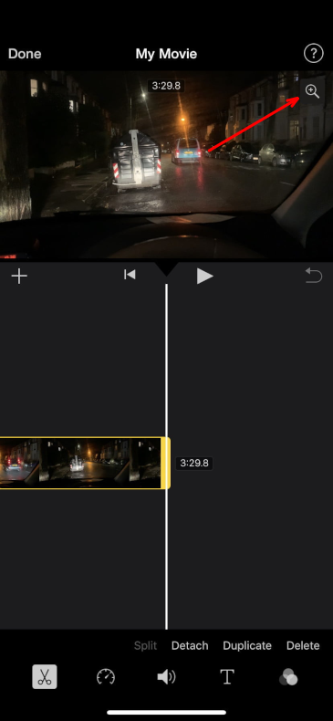 imovie zoom